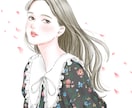 おしゃれなイラスト描きます 可愛い＆大人っぽい！SNSのアイコンやプレゼントにも◎ イメージ9