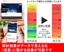 WEB解析で、成果につながる改善点をご提案します 1か月後、分かりやすい解析レポートでご報告いたします イメージ2
