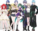 美しい動作のIRIAM対応の立ち絵を制作します きゅるりん可愛い、キラキライケメンなキャラクターで配信しよう イメージ6