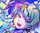 キラキラとしたキャラクターの一枚絵を描きます 色彩鮮やかなキャラクター達をお届けします イメージ1