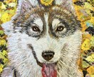 あなたの大切な家族を本格的なアクリル画にします F3サイズ　約27.3×22cm オーダーメイドアクリル画 イメージ5