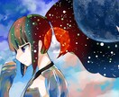 アイコン、一枚絵で少女を安くスピーディなら描きます 今風の萌えっぽい絵やかっこいい絵ならお手の物です！ イメージ1