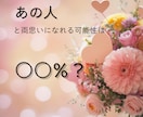 あなたを好きになる可能性は何％？彼との未来を視ます 気になるあの人の本音と未来を占います イメージ1