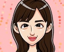 アイコン用のポップで優しい似顔絵お描きします あなただけのシンプルなバストアップの似顔絵をお描き致します イメージ3