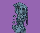アイコンに合うオリジナル性抜群イラストを描きます よくわからないけど誰がみてもカワイイ絵を！ イメージ3