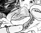 3000円〜モノクロかわいいイラスト描きます モノクロなのにキラキラ？！かわいいイラスト描きます！ イメージ1