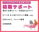 インスタグラム▶︎１ヶ月、初期サポートします インスタアカウントが壊れる前に、運用方法を教えます。 イメージ2