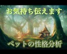 ペット様の顔写真から性格分析しお気持ち伝えます 我が子のようなペットの気持ちを知りたい方へ。エンパス持ちです イメージ1
