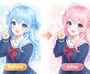 イラストの色変更をお手伝いします イメージはそのまま、色だけ変えたい方へ イメージ1