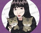 希望通りの似顔絵描きます 恋人、家族、友人へのプレゼントにも！ イメージ1
