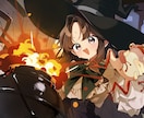 Vtuber・配信者向け！一枚絵制作します サムネ・MV・配信・グッズなどに使える一枚絵を制作します！ イメージ3