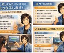 歌ってみた初心者向けミックスします •歌ってみた初心者、救います。•声が埋もれる問題、解決。 イメージ3