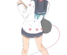 最短1日！ポップな雰囲気のある女の子の絵を描きます 【募集再開しました】SNSのアイコンやパンフレットの挿絵へ！ イメージ7