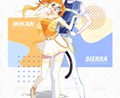 商用費込み〇立ち絵アイコンSDキャラ等制作します 可愛い女の子を描くのが得意です！ イメージ2