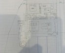 住宅の間取りをプランニングします 手書きスケッチで間取りアイデアをご提案します。 イメージ1