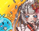 SNS、アイコン、サムネ制作します 綺麗めなキャラを描くのが得意です。 イメージ3