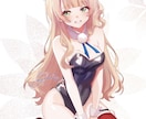 活動者さま向けイラスト・サムネイルなどを描きます カバー歌唱動画や配信のサムネイルなどに！ イメージ1