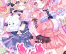 ポップでかわいい女の子かきます 立ち絵、歌コレ動画イラスト、Live2dイラスト実績あり イメージ3