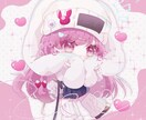 あなただけの可愛いミニキャラ描きます 思い出やグッズ制作にも！キュートな一枚を制作いたします イメージ1