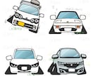 ゆるもちな可愛い「愛車イラスト」制作します デフォルメイラストであなたの愛車を変身させちゃいます！ イメージ7