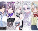 活動に使えるオリジナル立ち絵を制作します ご希望に合わせてキャラクター立ち絵を制作いたします。 イメージ1