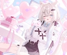 サムネ、グッズ、アイコンイラスト制作いたします 男女問わず表情豊かなキャラクターをお描きします。 イメージ1