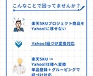 楽天SKU商品をYahoo!仕様へ移行します CSVなし対応・SKU変換対応可能です。 イメージ3