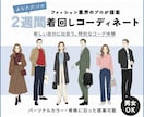 2週間分の着回しコーディネート提案します あたなの生活に寄り添ったパーソナルコーデが好評！ イメージ1