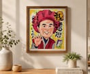 還暦祝い・古希・喜寿の似顔絵お描きします 退職祝いや長寿祝いにおすすめ！ イメージ2