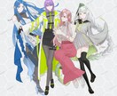 個人用・配信用などの立ち絵を制作いたします 淡くて儚げ、綺麗系の人物イラストが必要な方へ イメージ3