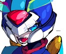 ロックマン風のキャラクターイラスト、描きます 自分だけのメカキャラクターを手に入れよう！ イメージ2