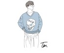 おしゃれでエモい線画イラストを描きます 商用OK・お洒落なイラスト・挿絵をお探しの方に！ イメージ2