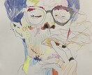 手書きで今までにない絵を描きアートを出します ただのデザインじゃないよ~手書きでしか出せないもの イメージ5