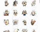 ゆるかわスタンプ作ります ♬自分だけのオリジナルがほしい！つくります！ イメージ2
