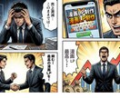 プロのマーケターが伝わる広告漫画LPを制作します web広告や漫画動画、LP、チラシなどを親しみやすい絵柄で！ イメージ5