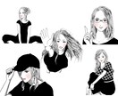 ココナラ・Twitter・ブログヘッダー描きます ★低料金・シンプル・キレイメ・おとなっぽく・おしゃれに！ イメージ7