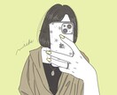 顔隠し専門！おしゃれ雰囲気アイコン描きます 似てる！より雰囲気かわいい！を求めている方へ！ イメージ1