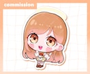 SNSやグッズに使える可愛いSDキャラを制作します 最短即日納品可能！グッズ・配信・webブログ等にも◎ イメージ3