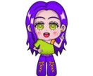 可愛い女の子のオリジナルアイコン描きます 「ふんわり」「くっきり」２つのテイストから選べます イメージ7