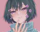 あなただけの1枚絵描きます 顔中心、肩上、バストアップイラスト イメージ1