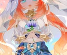 可愛いお顔のイラストを描きます 最短3日❕透明感のある塗りと、可愛いイラストが得意です❕ イメージ1