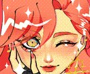 最短3日/厚塗りイラスト制作/アイコン制作します 色気づく瞳と耽美な色気。あなたの「好き」を深みのある厚塗り イメージ10