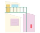 一律2,000円で建物のイラストをお作りします ○有料オプションなし○即日対応可！ イメージ3