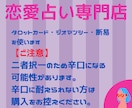 恋愛占い専門店【辛口ご注意！】二者択一で占います ＊＊甘口がお好みの方はご遠慮ください＊＊ イメージ2