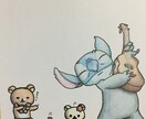 色紙にキャラクターを描きます 好きなキャラクター色紙で喜ばせよう！ イメージ4