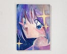 アナログ・デジタルで女の子のイラストを描きます 平成風・ネオレトロな絵柄で可愛い女の子！水彩、油絵、デジタル イメージ2