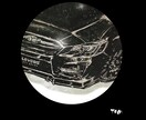 愛車を手描きイラストで描きます お気に入りの愛車をイラスト化させたい方へ イメージ3
