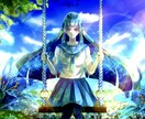 透明感のあるキラキラなイラスト作成します アイコン、動画サムネ、小説の表紙、挿絵に！心躍る素敵な1枚を イメージ2