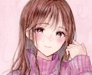 透明水彩で優しい雰囲気のSNSアイコンを作成します 原画納品も可！プレゼントにも！ イメージ2