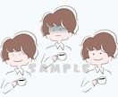 パッと笑顔に！シンプルでゆる可愛いアイコン描きます 商用◎表情差分1つセット！個性が光るアイコンいかがですか！ イメージ4